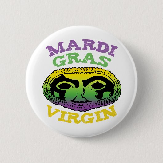 Badge Rond 5 Cm Vierge de mardi gras (Devant)