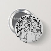 Badge Rond 5 Cm Vierge Marie (Devant & derrière)