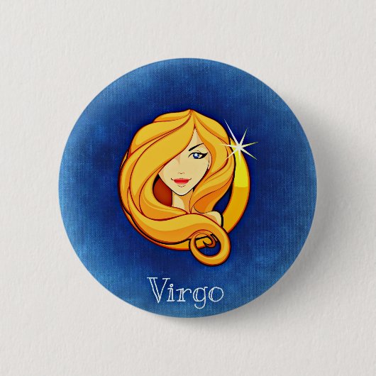 Badge Rond 5 Cm Vierge, Vergine (Devant)