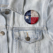 Badge Rond 5 Cm Vieux drapeau du Texas (En situation)