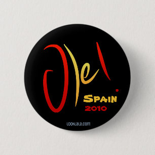 Badge Rond 5 Cm Vieux, Espagne, 2010