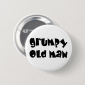 Badge Rond 5 Cm vieux grincheux (Devant & derrière)