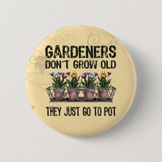 Badge Rond 5 Cm Vieux jardiniers (Devant)