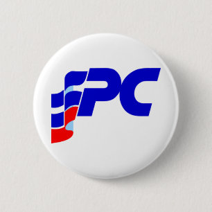 Badge Rond 5 Cm Vieux logo de Parti conservateur progressif