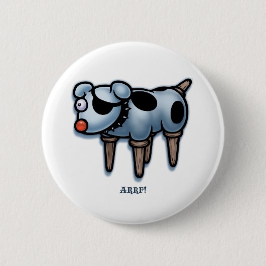 Badge Rond 5 Cm Vieux sel (Devant)