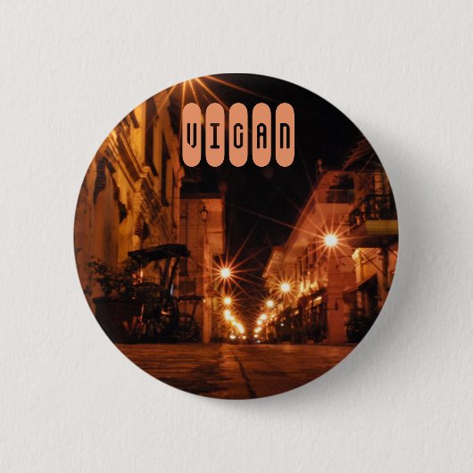 Badge Rond 5 Cm Vigan en Ilocos (Devant)