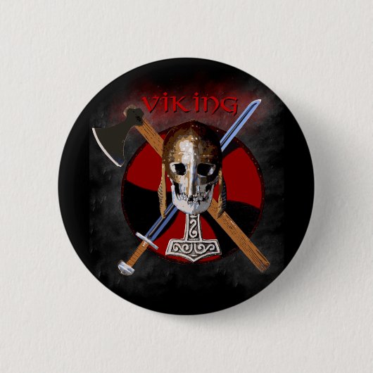 BADGE ROND 5 CM VIKING (Devant)