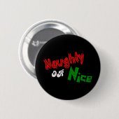 Badge Rond 5 Cm Vilain ou Nice ? Bouton (Devant & derrière)