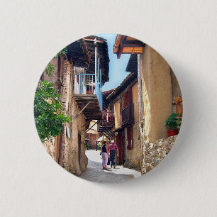 Badge Rond 5 Cm Village de montagne à Chypre