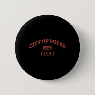 Badge Rond 5 Cm Ville De Rocks College Style Rock Zone D'Escalades