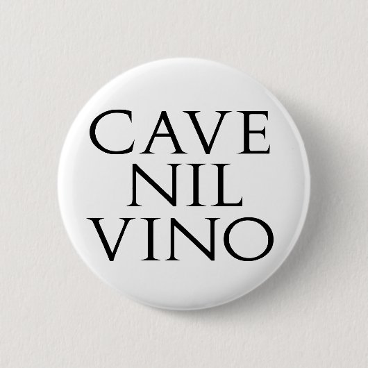 Badge Rond 5 Cm Vin de zéro de caverne (Devant)