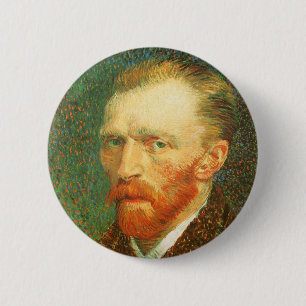 Badge Rond 5 Cm Vincent van Gogh - Autoportrait de Van Gogh