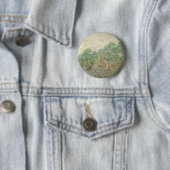 Badge Rond 5 Cm Vincent van Gogh - Cueillette des olives (En situation)