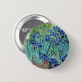Badge Rond 5 Cm Vincent van Gogh Iris (Devant & derrière)