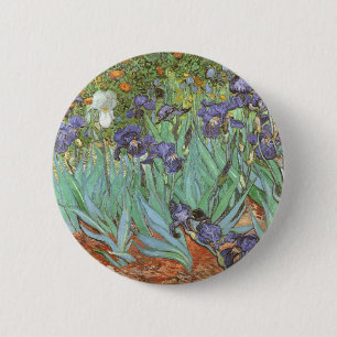 Badge Rond 5 Cm Vincent van Gogh - Irises