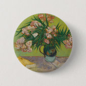 Badge Rond 5 Cm Vincent Van Gogh Oleander (Devant)