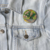 Badge Rond 5 Cm Vincent Van Gogh Oleander (En situation)