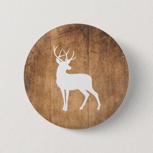 Badge Rond 5 Cm Vintaga Beauté Bois & Cerfs (Devant)