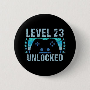 Badge Rond 5 Cm Vintage 23e anniversaire Cadeau 23 ans Garçon fill