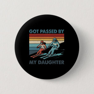 Badge Rond 5 Cm Vintage a été acheté par ma fille drôle de famille