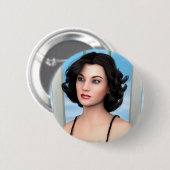 Badge Rond 5 Cm Vintage femme (Devant & derrière)