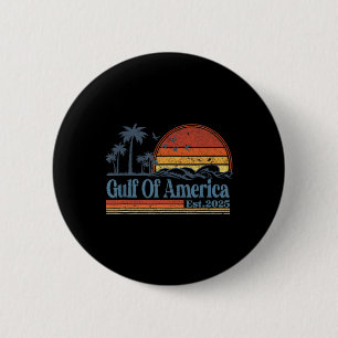 Badge Rond 5 Cm Vintage Golfe De Us America Est 2025 Retro Beach