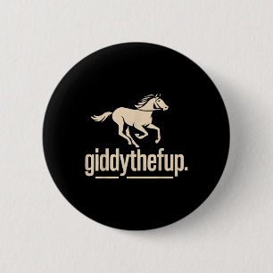 Badge Rond 5 Cm Vintage Horse Racing Drôle Derby Horse T-shirt.png