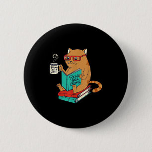 Badge Rond 5 Cm Vintage Mème Drôle Boire Bon Café Et Lire Bien