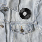 Badge Rond 5 Cm Vinyl.Record (En situation)