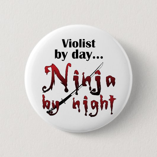 Badge Rond 5 Cm Viola Ninja (Devant)