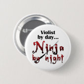 Badge Rond 5 Cm Viola Ninja (Devant & derrière)