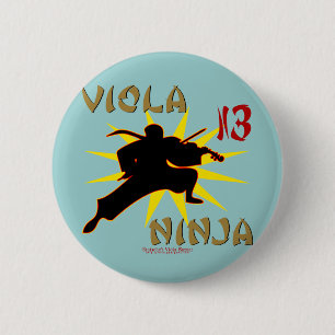 Badge Rond 5 Cm Viola Ninja