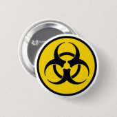 Badge Rond 5 Cm Violation de la sécurité (Devant & derrière)