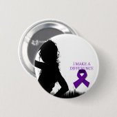 BADGE ROND 5 CM VIOLENCE FAMILIALE (Devant & derrière)
