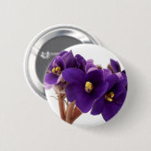 Badge Rond 5 Cm Violet africain (Devant & derrière)