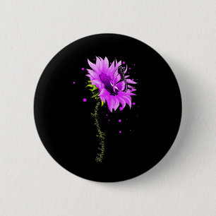 Badge Rond 5 Cm Violet Ruban Papier à surdose Sensibilisation Femm