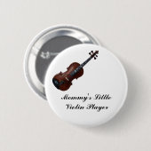 BADGE ROND 5 CM VIOLIN-BUTTON (Devant & derrière)