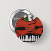 Badge Rond 5 Cm violon (Devant & derrière)