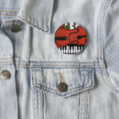 Badge Rond 5 Cm violon (En situation)
