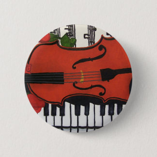 Badge Rond 5 Cm violon