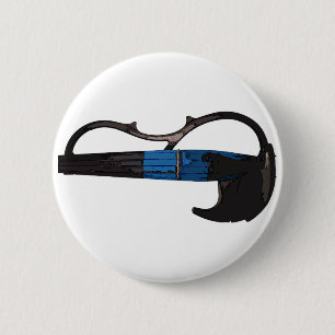 Badge Rond 5 Cm Violon électrique à la mode