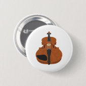 Badge Rond 5 Cm Violon : Modèle 3D: (Devant & derrière)
