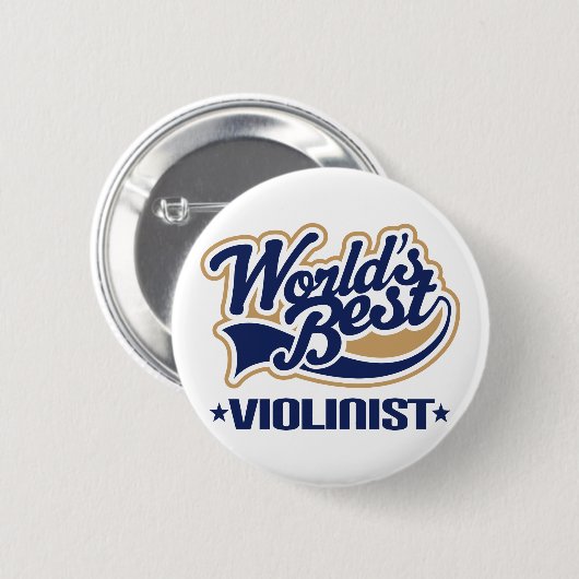 Badge Rond 5 Cm Violoniste (mondes meilleurs) (Devant & derrière)