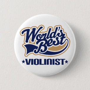Badge Rond 5 Cm Violoniste (mondes meilleurs)