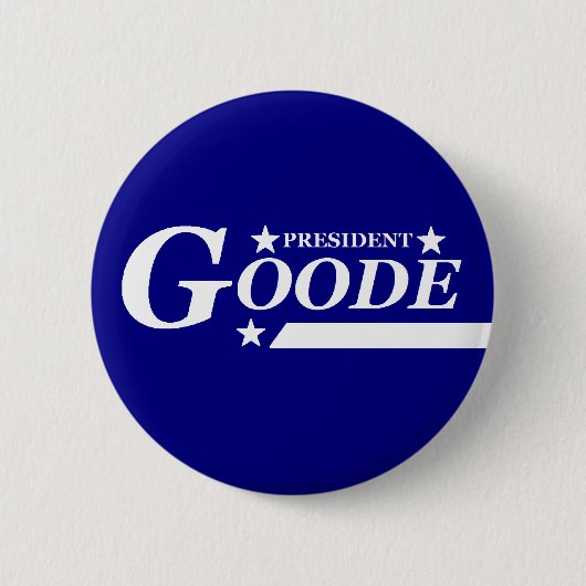 Badge Rond 5 Cm Virgil Goode pour le Président Button (Devant)