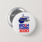 Badge Rond 5 Cm Virginie-Occidentale pour Biden Harris 2020 (Devant & derrière)