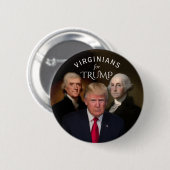 Badge Rond 5 Cm Virginies pour Trump (Devant & derrière)