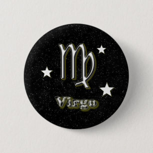 Badge Rond 5 Cm Virgo