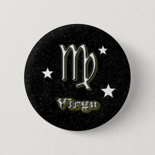 Badge Rond 5 Cm Virgo (Devant)