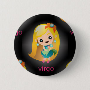 Badge Rond 5 Cm virgo kawaii